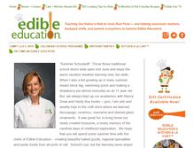 Tablet Screenshot of edibleedu.com